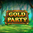 Logótipo Gold Party